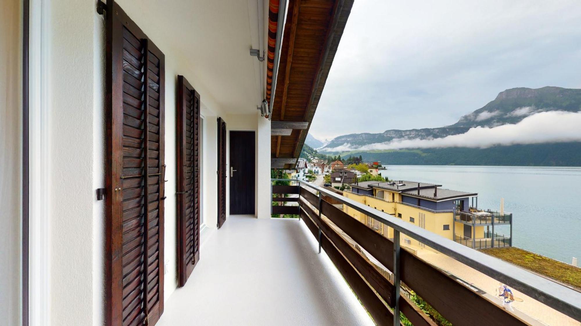 Modern And Charming Apartment On The Shores Of Lake Lucerne Gersau Exteriör bild